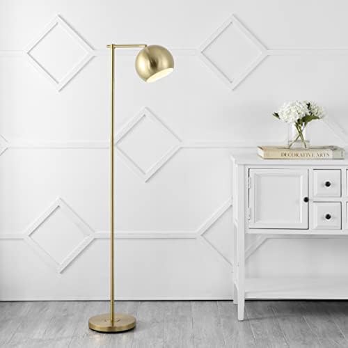 JONATHAN Y Eva Modern Contemporary Floor Lamp 58.5" Metal, Brass Gold