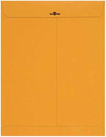 Amazon Basics Clasp Kraft Envelopes for Documents, Gummed Mailing, 10" x 13", 200-Pack