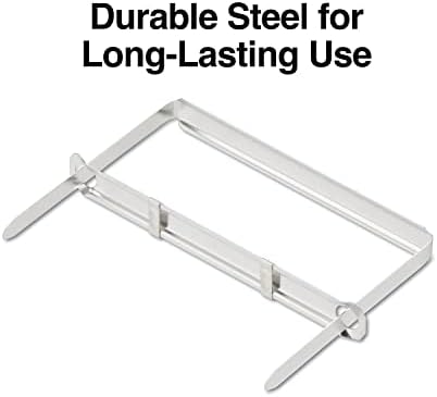 Staples Prong Fasteners, 2-Piece, 2.75 In Width, 2 In Capacity, 50-Pk