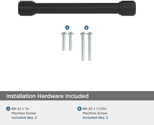 Amerock 5-1/16" Faircrest Matte Black Drawer Pull