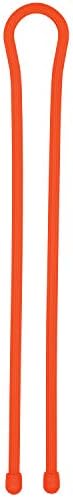Nite Ize Original Gear Tie - Assorted Length Reusable Rubber Twist Tie - 12 Pack - Assorted Colors