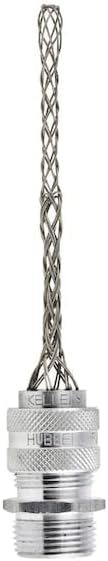 Hubbell 07401010 Deluxe Cord Grip, Straight Male, 1/2" with Mesh, 0.50"-0.62" Cable
