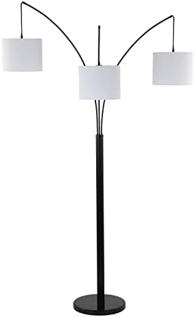 JONATHAN Y Barrie 3-Light Arc Floor Lamp 78.5" Metal, Oil Rubbed Bronze