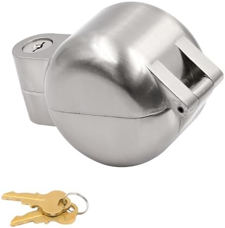 Prime-Line S 41885 Knob, Lock-Out Keyed Device, Diecast Metal, Satin Nickel Finish (Single Pack)
