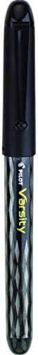 PILOT Precise Varsity Pre-Filled Fountain Pens, 1.0mm, Black Ink, 12-Pack