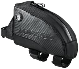 Topeak Fuel Tank Top Tube Bike Bag with Charging Cable Hole, Medium – 0.5L Capacity, Quick-Access Storage for Energy Bars, Phone & Tools, 420D Nylon Construction