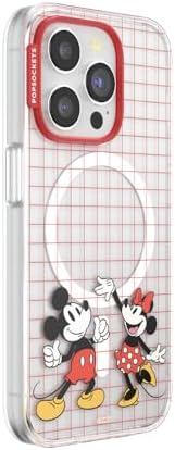 PopSockets iPhone 15 Pro Phone Case with MagSafe- Mickey & Minnie