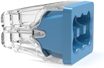 Ideal Electrical in-Sure Push-in Wire Connector, 6-Port (30-1088J), Jar of 200—Color Coded No-Twist Connectors for Solid and Stranded Wires
