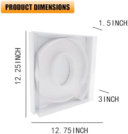 12" Fillable Cardboard Letter Charcuterie Gift Cupcake Box With Cover Sweets Packaging (Q)