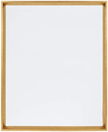 Kate and Laurel Calter Framed Magnetic Dry Erase Board, Gold 25.5x31.5
