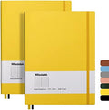 College Ruled Notebook B5, Total 376 Numbered Pages 7.6'' x 10''(YELLOW)