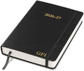 Wykeham's Executive 2026-27 Daily Journal Planner – Customization Available – Mid-Year Academic Diary – July 2026 to June 2027 (Personalized Black, 8.5"×5.5")