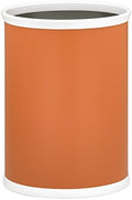 Kraftware Fun Colors Oval Wastebasket, 14”, Spicy Orange