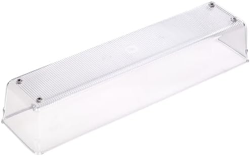 iDesign Plastic Drawer Organizer, Set of 2, 4" x 16" x 3"