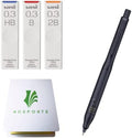 Kuru Toga Advance Upgrade Model 0.3mm Black body + HB/B/2B Refills, Sticky Notes Value Set