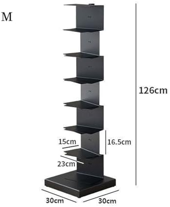Invisible Floating Bookshelf With Metal Spine Wall Mounted Storage For Books And Decor, Space-Saving Display Unit For Home And Office Use(Black,Medium)