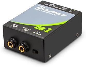 Bolanle DB1 Passive 1-Channel DI Box, Reamp Hum Eliminator XLR Mono