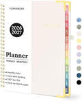 Forvencer Academic Planner 2026-2027, Weekly & Monthly Hardcover Planner A5