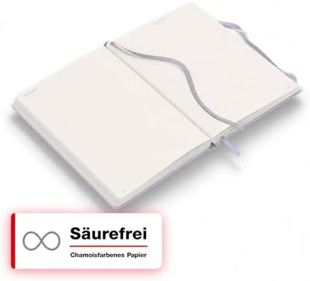 LEUCHTTURM1917 - Notebook Hardcover Medium A5-251 Numbered Pages for Writing and Journaling (Lilac, Ruled)