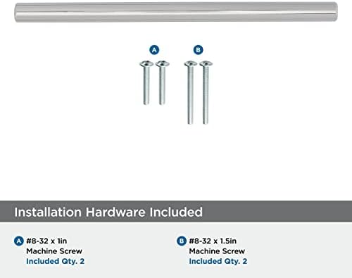 Amerock 5-1/16" Bar Pulls Polished Nickel Drawer Pull