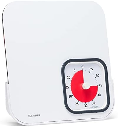 TIME TIMER MOD with Dry Erase Board — 60-Minute Visual Countdown Timer with Magnetic Whiteboard — for Notes, Chores, Classroom and Office Reminders, Visual Schedules, for Kids and Adults (Charcoal)