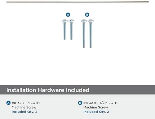Amerock 25-3/16" Bar Pulls Polished Nickel Drawer Pull