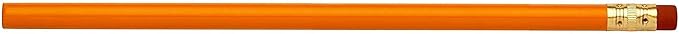 Pencil Guy Blank Round Pencils Orange 1000 to a box - Not Sharpened