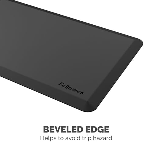 Fellowes Anti-Fatigue Wellness Mat (8707002), Black