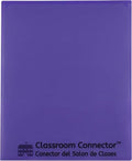 C-Line Classroom Connector School-to-Home Folders, Purple, 25 per Box (32009) (Pack of 6)
