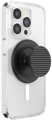 PopSockets Phone Grip for MagSafe, Magnetic Holder- Knurled Black