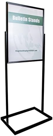 ASIA SOURCES, INC Premium Floor Sign Holder with rectangular tube base. (22"x28)