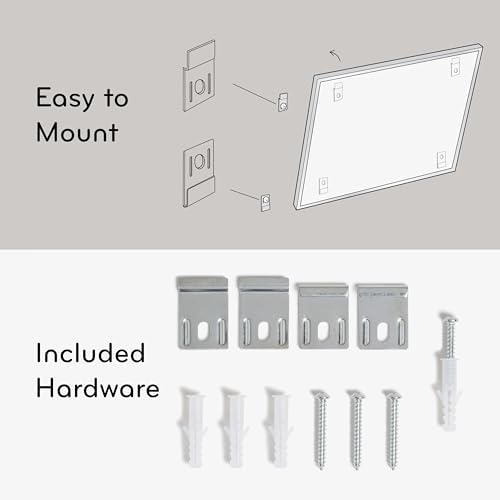 U Brands Magnetic Dry Erase 4-in-1 Calendar White Board, 24" x 18", Silver Aluminum Frame