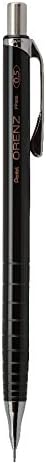 Pentel Orenz Mechanical Pencil 0.5Mm Fine Line, Black Barrel, Box of 12 (PP505A)