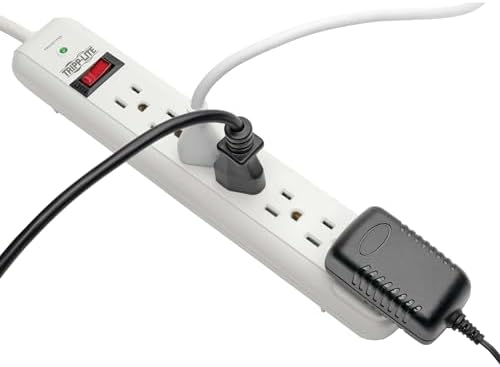 Tripp Lite 7 Outlet Surge Protector Power Strip, 6ft Cord, Lifetime Manufacturer's Guarantee & $20K Insurance (Striker)