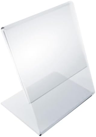 Azar Displays 112739 2.5" W x 3.5" H Vertical L-Shaped Sign Holder -10pk