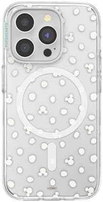 PopSockets iPhone 15 Pro Phone Case with MagSafe- Mickey Polka Dot