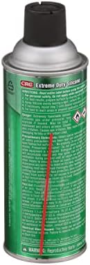 CRC Extreme Duty Silicone Lubricant 03030 – 10 Wt Oz., Premium Grade Silicone Aerosol for High Temperature Applications