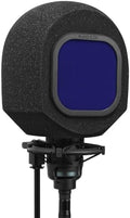 Soundbox Vocal Recording Isolation Booth | Portable Microphone Shield, Pop Filter for Studio-Quality Sound for Singing, Podcasting, Acoustic High-Density Foam Ball, Mic Soundproof Box (Royal Blue)
