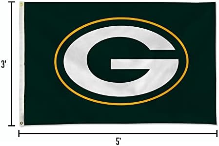 NFL Rico Industries Standard 3' x 5' Banner Flag Single Sided - Indoor or Outdoor - Home Décor