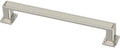Franklin Brass 10 Pack Polished Nickel Cabinet Handles 5-1/16 inch (128mm) Kitchen Cabinet Handles and Drawer Pulls for Cupboards and Dressers | Recessed Square