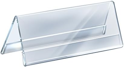 Azar Displays 192810 11" W x 4.25" H 2-Sided Nameplate (10 Pack)