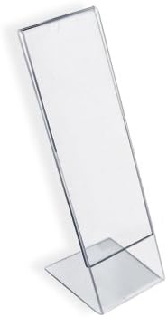 Azar 112767 L-Shape 2-Inch Width by 7-Inch Height Sign Holder-For Photo Booth Photos, 10-Piece Set