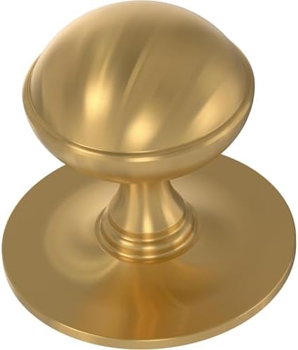 Franklin Brass 10 Pack Modern Gold Cabinet Knobs 1-1/2 inch (38mm) Kitchen Cabinet Handles and Drawer Knobs for Cupboards, Dressers, Furniture, Bathroom Vanity |Classic Farmhouse