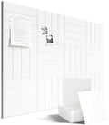 Fluxynara Felt Bulletin Board & Cork Board Alternative, Milky White