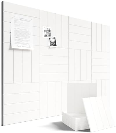 Fluxynara Felt Bulletin Board & Cork Board Alternative, Milky White