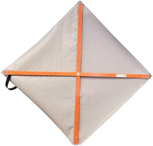 Traffic Roll-Up Sign Kit with Stand – Collapsible Safety Sign & Heavy-Duty Portable Stand, High Visibility, Easy Setup (Lane Closed Ahead, Reflective)