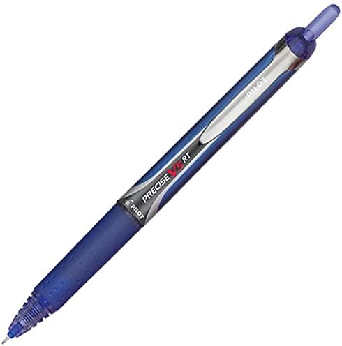 PILOT Precise V5 RT Rollerball Pens, Blue, Pack of 12