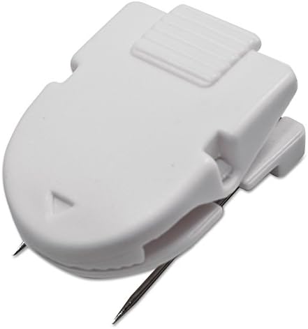 ADVANTUS Panel Wall Clip for Fabric Panels, Standard Size, 40-Sheet Capacity, Pack of 4, White (75300)