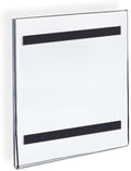 Azar Displays 129924 5.5" W x 8.5" H Vertical U-Frame with Magnetic Strips Pack of 10