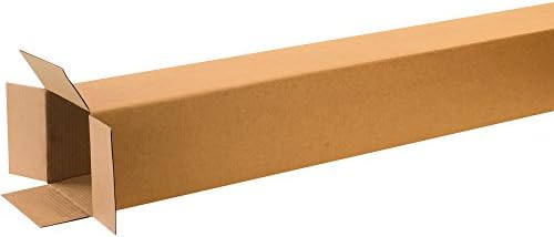 BOX USA 8x8x60 Tall Corrugated Boxes, Tall, 8L x 8W x 60H, Pack of 15 | Shipping, Packaging, Moving, Storage Box for Home or Business, Strong Wholesale Bulk Boxes